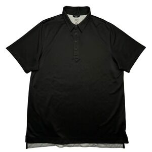 Zero Restriction Polo Mens XXL Black Tour Series Golf Shirt Short Sleeve